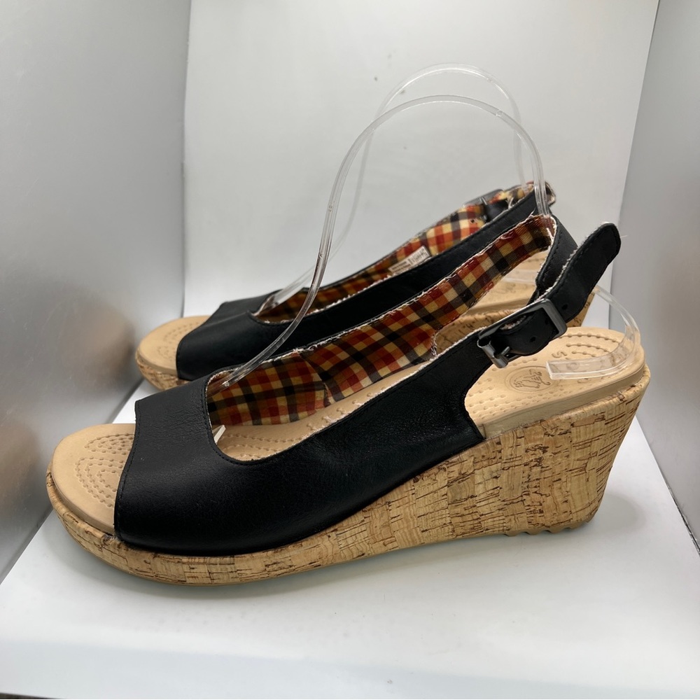 Women’s Crocs Wedge Sandals Size 10